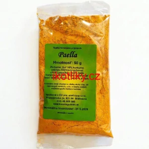 PAELLA pepř 50 g - španělská kořenová směs s kurkumou a česnekem - Chuť Rizota a Rýžových Jídel